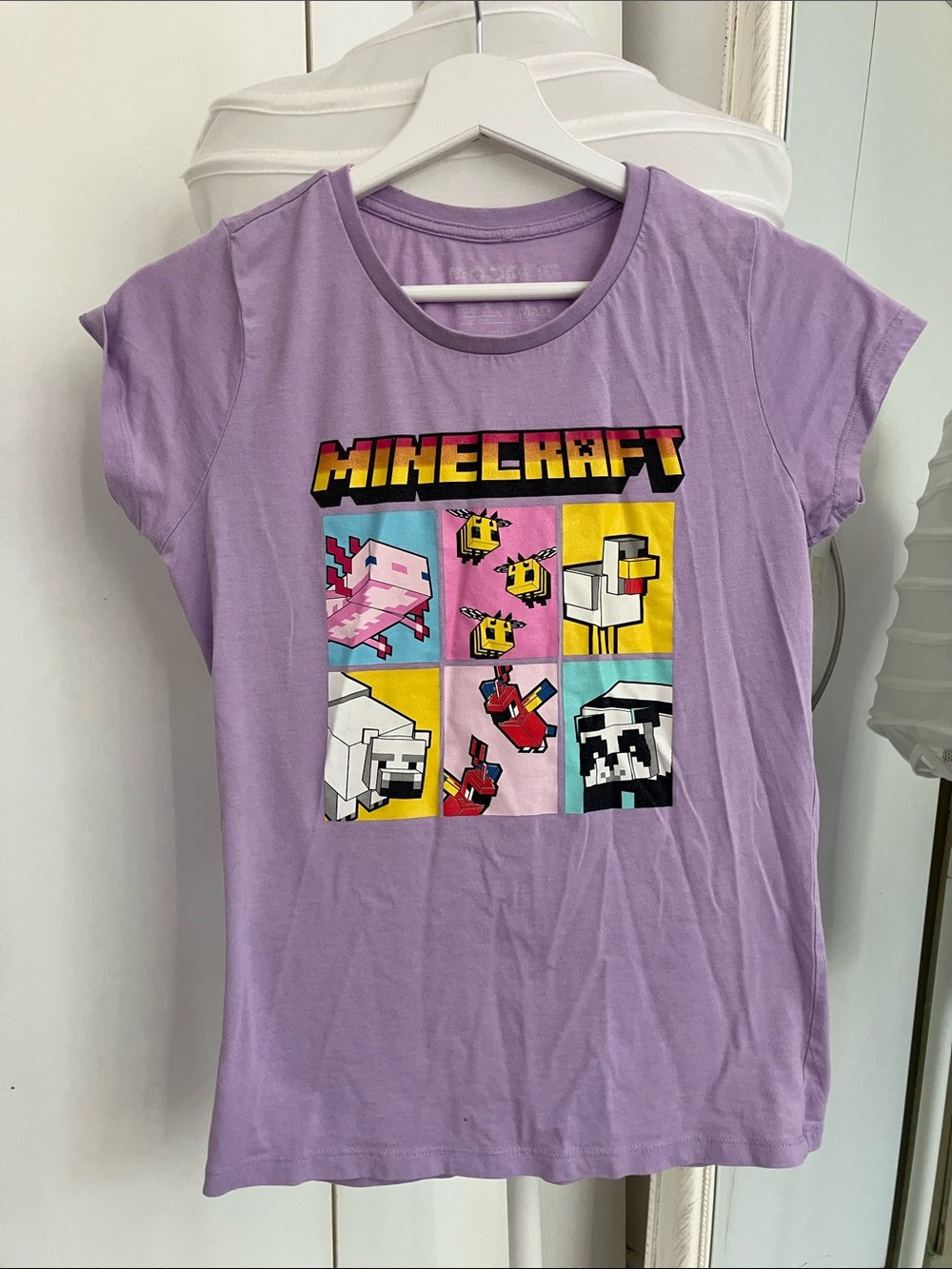 Minecraft Kids Lavender Graphic Tee by Aritzia